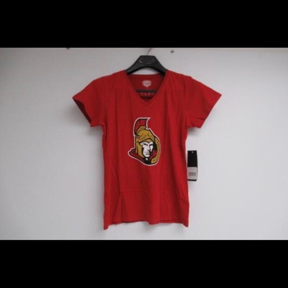 LAST DAY! CLEARANCE NHL Ottawa Senators Women’s V-Neck T-Shirt